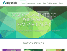 Tablet Screenshot of algorich.com.br